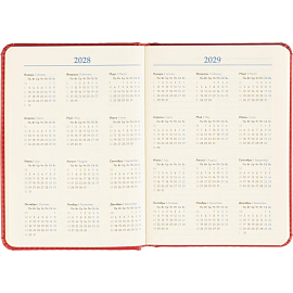 Ежедневник недатированный ATTACHE ClassicА6, 136л, красный