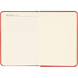 Ежедневник недатированный ATTACHE ClassicА6, 136л, красный