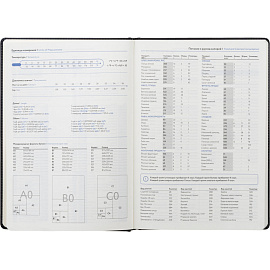 Ежедневник недатированный Attache Classic искусственная кожа тиснение А4 136 листов чёрный