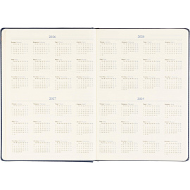 Ежедневник недатированный Attache Classic искусственная кожа тиснение А4 136 листов синий