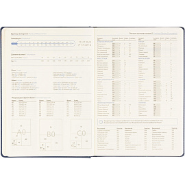 Ежедневник недатированный Attache Classic искусственная кожа тиснение А4 136 листов синий