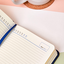 Ежедневник недатированный Attache Classic искусственная кожа тиснение А4 136 листов синий