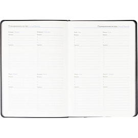 Ежедневник недатированный Attache искусственная кожа А5 136 листов чёрный (чёрный обрез)