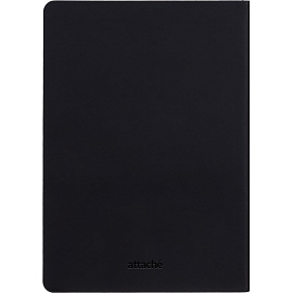 Ежедневник недатированный Attache искусственная кожа А5 136 листов чёрный (чёрный обрез)