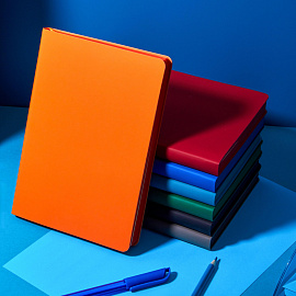 Ежедневник недатированный Attache искусственная кожа А5 136 листов чёрный (чёрный обрез)