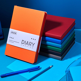 Ежедневник недатированный Attache искусственная кожа А5 136 листов чёрный (чёрный обрез)