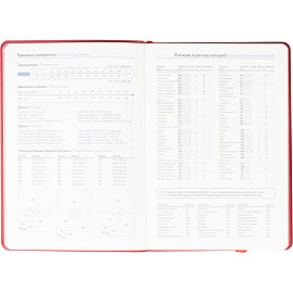 Ежедневник недатированный ATTACHE Soft touch А5, 140х200мм, 136л, красный