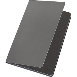 Ежедневник недатированный Attache искусственная кожа А5 136 листов серый (серебристый обрез)