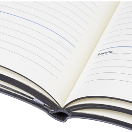 Ежедневник недатированный Attache искусственная кожа А5 136 листов серый (серебристый обрез)