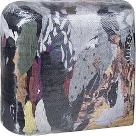 Ветошь трикотажная цветная Выбор есть 10 кг (размер лоскута 40x60 см)