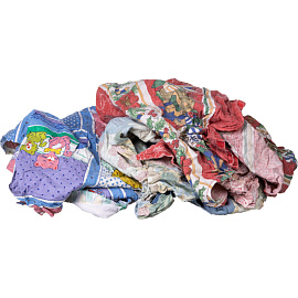 Ветошь постельная цветная Выбор есть 10 кг (размер лоскута 70x80 см)