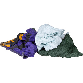 Ветошь махровая цветная Выбор есть 10 кг (размер лоскута 40x60 см)