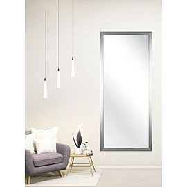 Зеркало МГЛ_настенное Комус Мебель НБ71 (600x1400) багет ПЛС металлик