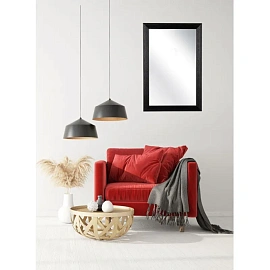 Зеркало настенное Комус Мебель НБ72 (чёрный, 400х600 мм)