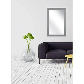 Зеркало настенное Комус Мебель НБ73 (серый, 400х600 мм)