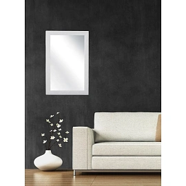 Зеркало МГЛ_настенное Комус Мебель НБ56(400x600) багет ПЛС белый