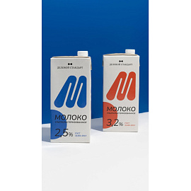 Молоко Деловой Стандарт ультрапастеризованное 2.5% 1 л