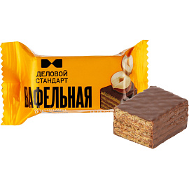 Конфеты глазированные вафельные Деловой Стандарт со вкусом ореха 0.5 кг