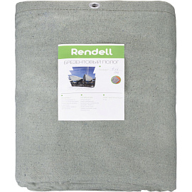 Тент-полог брезент ПВ 400 см x 6 м с люверсами хаки