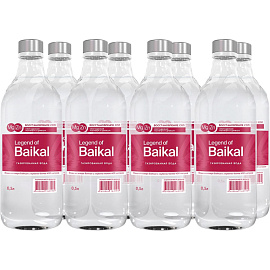 Вода минеральная Legend of Baikal Восстановление газированная 0.5 л