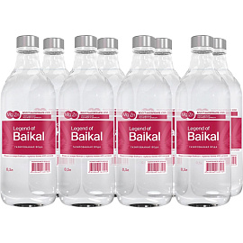 Вода минеральная Legend of Baikal Восстановление газированная 0.5 л