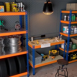 Стеллаж металлический ГТС Профи 4 полки 1540x770х2000 мм