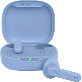Наушники беспроводные JBL Wave Flex голубые (JBLWFLEXBLU)