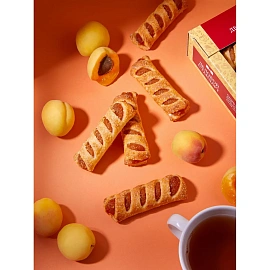 Печенье слоёное Деловой Стандарт с абрикосом 500 г