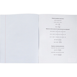 Тетрадь предметная по алгебре Profit Остроумие и отвага А5 48 листов черная в клетку