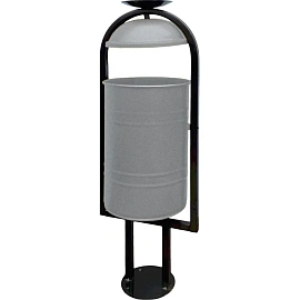 Урна уличная Космос УЦ-30П 30 л окрашенная сталь опрокидывающаяся (103.5x36x28.5 см)