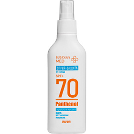 Спрей солнцезащитный KRASSA Med Пантенол SPF70+ 150 мл