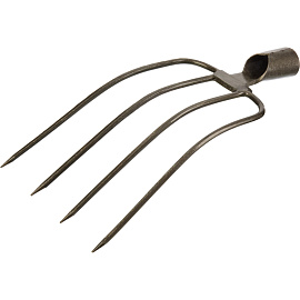 Вилы навозные Rusсад без черенка 4-рогие 18x31 см