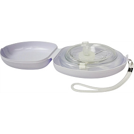 Маска для сердечно-легочной реанимации Медплант складная одноразовая универсальная