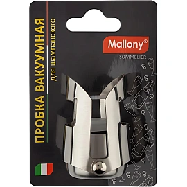 Пробка для бутылок Mallony Sommelier нержавеющая сталь (985997)