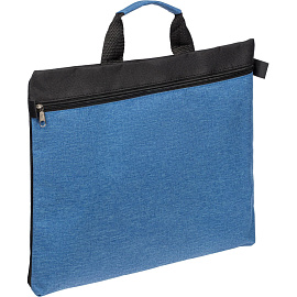 Сумка для документов Molti Melango чёрная/синяя из полиэстера (12429.3)