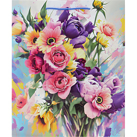 Пакет подарочный ламинированный Miland Optima (32.7x26.4x8 см)