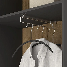 Каркас гардероба К-Loft 241H010 дуб натуральный/графит 786х420х2106 мм