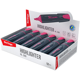 Текстовыделитель Berlingo "Textline HL300" розовый, 1-5мм фото Текстовыделитель Berlingo "Textline HL300" розовый, 1-5мм