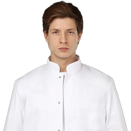 Халат муж у17 ХАССП (сатори) бел 96-100/170-176