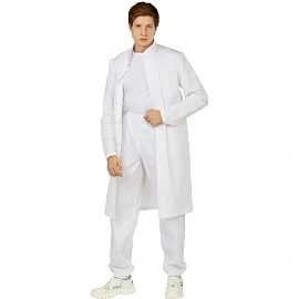 Халат муж у17 ХАССП (сатори) бел 88-92/182-188