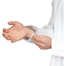 Халат муж у17 ХАССП (сатори) бел 104-108/182-188