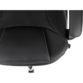 Кресло для руководителя Easy Chair 668 TPU чёрное (экокожа, металл)