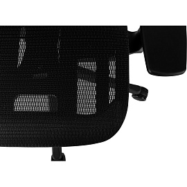 Кресло для руководителя Бюрократ 831 чёрное (сетка, пластик)