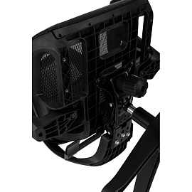 Кресло для руководителя Бюрократ 831 чёрное (сетка, пластик)