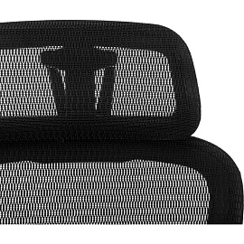 Кресло для руководителя Бюрократ 831 чёрное (сетка, пластик)