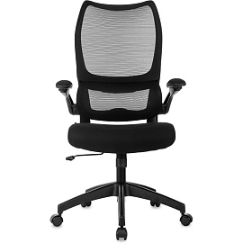 Кресло для руководителя Бюрократ SIGMA 1 чёрное (сетка/ткань, пластик)