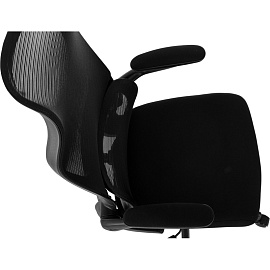 Кресло для руководителя Бюрократ SIGMA 1 чёрное (сетка/ткань, пластик)