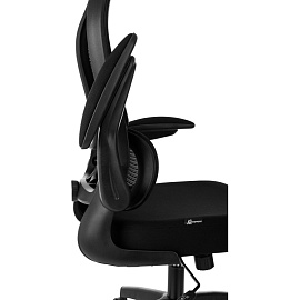 Кресло для руководителя Бюрократ SIGMA 1 чёрное (сетка/ткань, пластик)