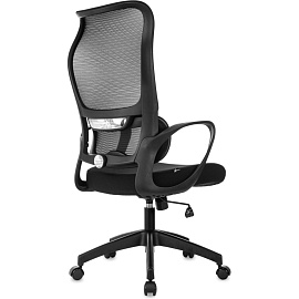 Кресло для руководителя Бюрократ SIGMA 2 чёрное (сетка/ткань, пластик)