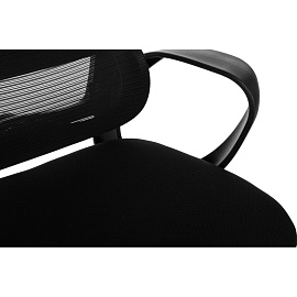 Кресло для руководителя Бюрократ SIGMA 2 чёрное (сетка/ткань, пластик)